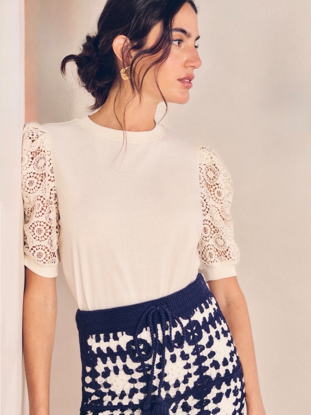 Frame Frankie Puff Sleeve Tee